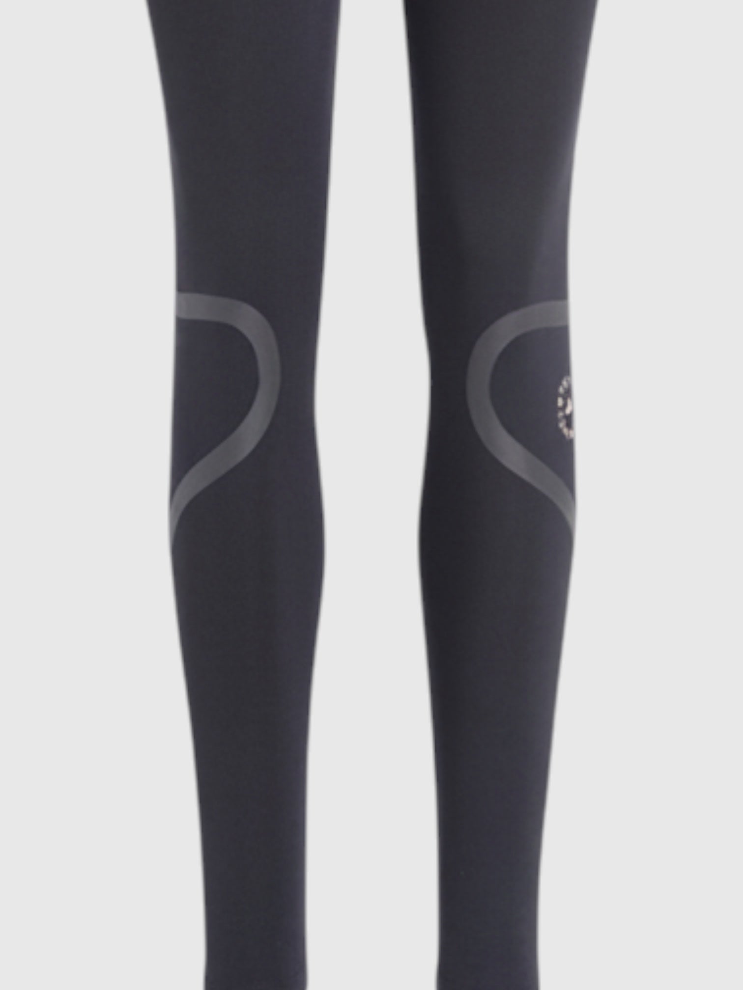 Celana lari Adidas Fast Tight berwarna biru gelap dengan pinggang tinggi dan detail reflektif dari FTFO || BIG BRAND LOW PRICE