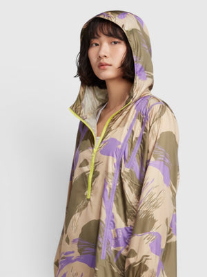 FTFO || BIG BRAND LOW PRICE jaket windbreaker Adidas by Stella McCartney motif camo multicolor dengan hoodie