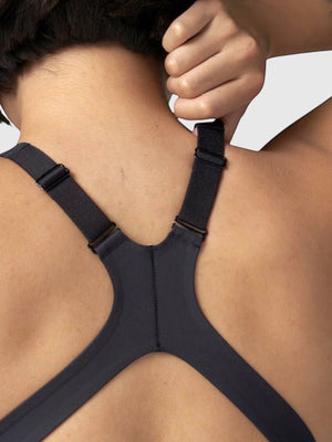 FTFO || BIG BRAND LOW PRICE sport bra hitam dengan desain racerback yang nyaman untuk olahraga intens